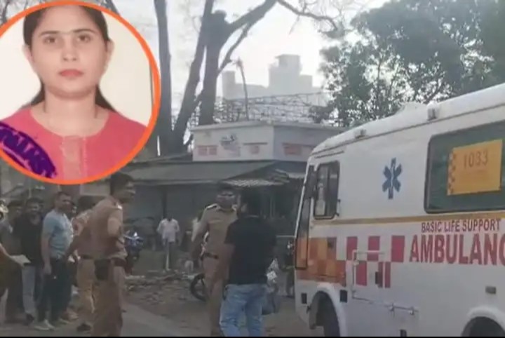 हायवा ट्रकने घेतला जि.प. शिक्षिकेचा बळी